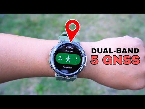 Begini Kualitas GPS 5 SATELIT Dari AMAZFIT T-REX 2