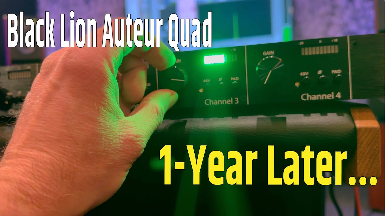 Black Lion Auteur Quad 1 Year Follow-Up - YouTube