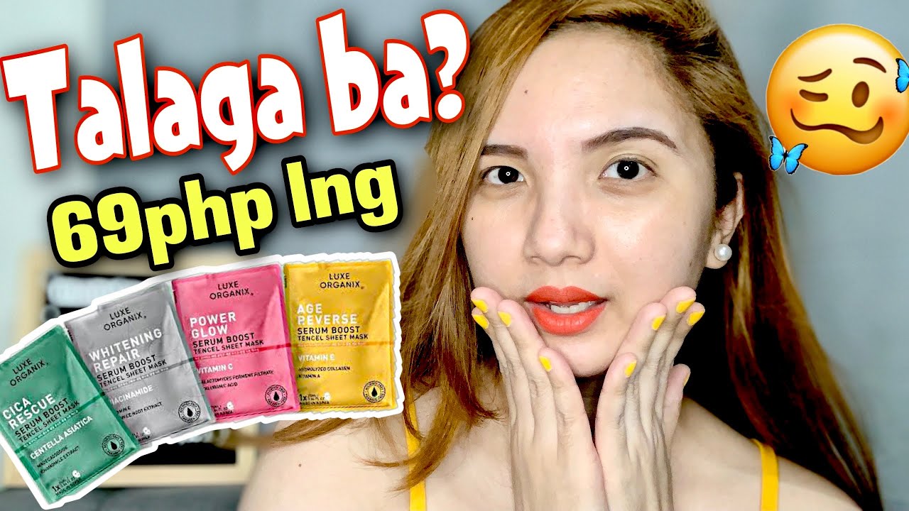 HANEP NAMAN LUXE ORGANIX FACEMASK