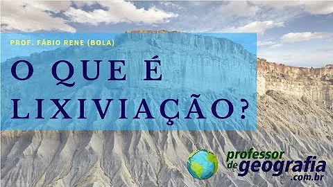 O que é o processo de lixiviação?