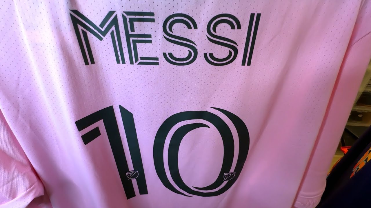 Lionel Messi Inter Miami Authentic Jersey 2022_23 - YouTube