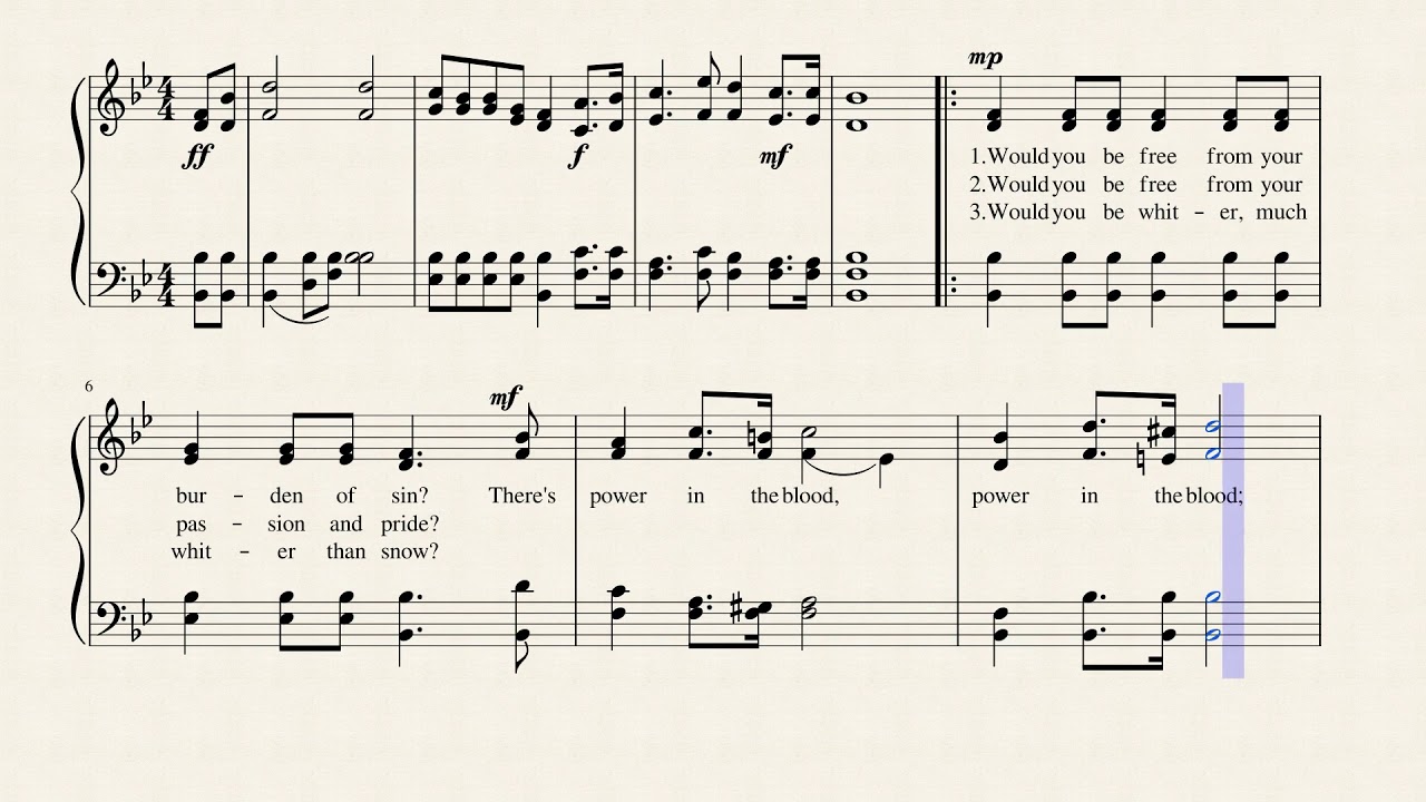 There Is Power In the Blood by Lewis E. Jones