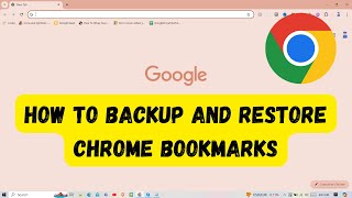 How to Backup and Restore Chrome Bookmarks ? screenshot 1