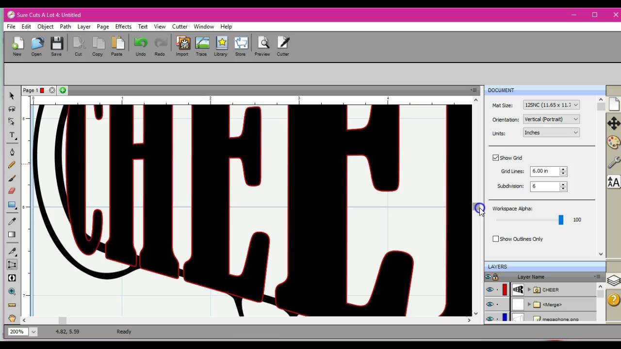 Using SCAL4 Effects and Node editing to shape words to image Jen ...