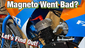 How To Test spark and Replace Magneto  (Motorized Bike)