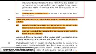 IAS 11- Construction Contracts