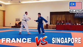 Aaron Ng Sgp Vs Plantard Fra Malaysia International Judo Open