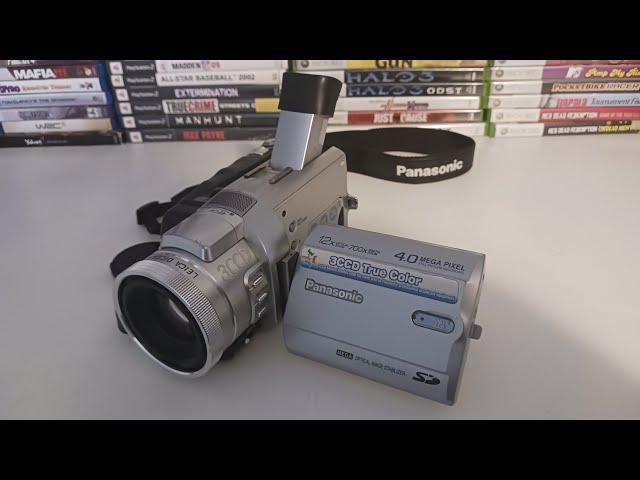 $44 Panasonic PVGS400 3CCD Camcorder - Sony A7iii 35mm F 1.8 Lens