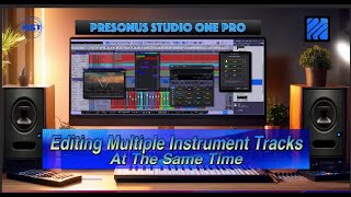 Editing Multiple MIDI Tracks At The Same Time - Studio One Pro 7 - Home Studio Trainer Show Net Worth