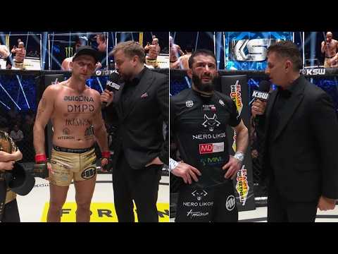 All in — cage interviews from the XTB KSW 117 gala