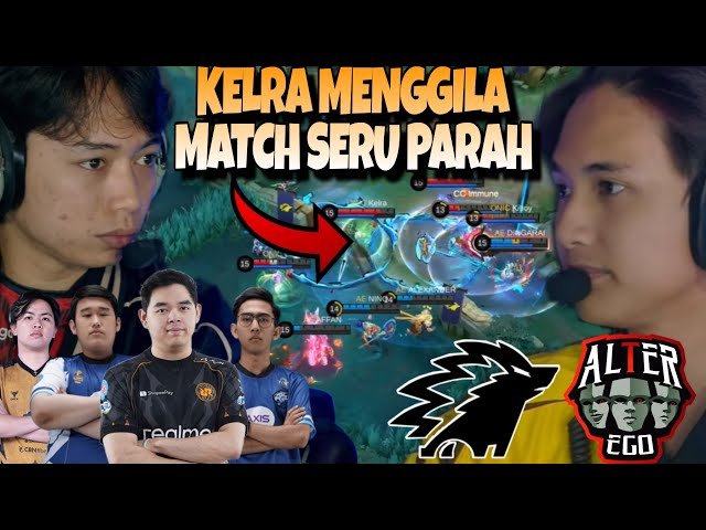KELRA NGAMUK COK !! PERANG KEDUA TIM SENGIT PARAH !! DEG-DEGAN !! ONIC VS AE MATCH 2 - MPL S18