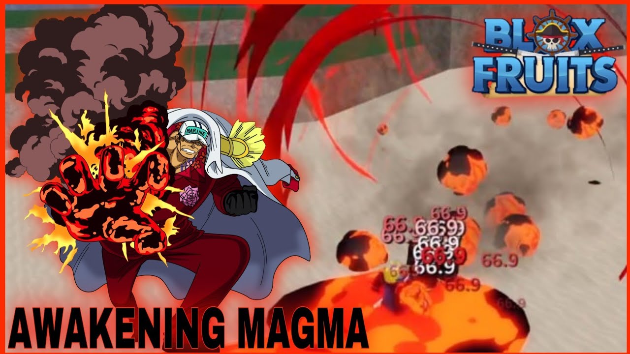 Magma Fruit Has The BEST Awakening (Roblox Bloxfruit) 