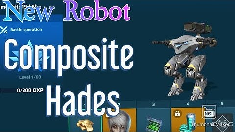 War Robots New Robot Composite Hades || Overview
