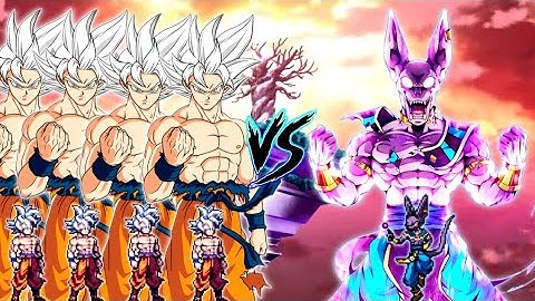 Goku MUI V2 OP (Bog) VS Lord Beerus MUI V4 OP in Jump Force Mugen