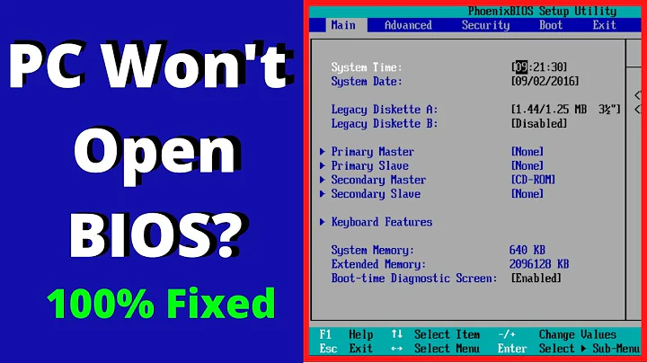 Computer Can't Enter BIOS? | How to Force Open BIOS | 2021 Complete Tutorial