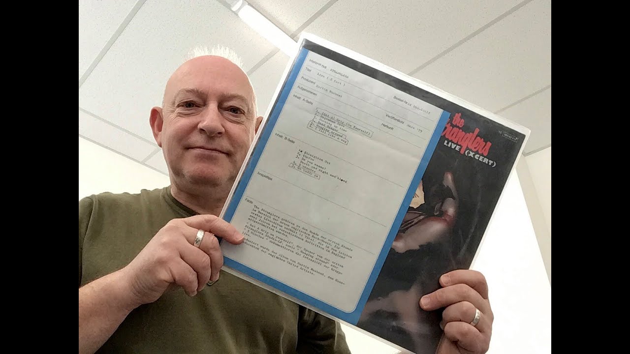 The Stranglers ‘Live (X-Cert)’ (German Pressing) - With Platten Report Promo Sheet