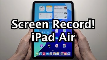 How to Screen Record (with Audio) on iPad Air!