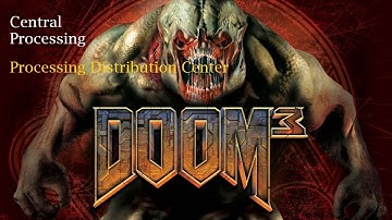 Doom 3 (Central Processing - Processing Distribution Center : level 22) walkthrough in VR on Quest 2