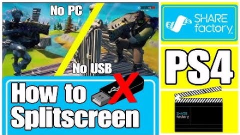 How to do Splitscreen Effect Sharefactory (No USB/No PC needed)