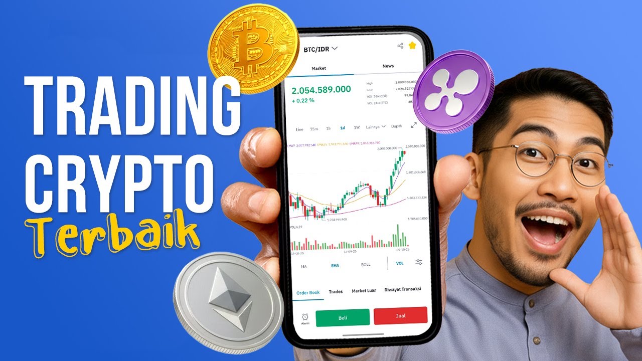9 Aplikasi Trading Crypto Terbaik 2025 🚀 Cocok Buat Pemula & Pro!