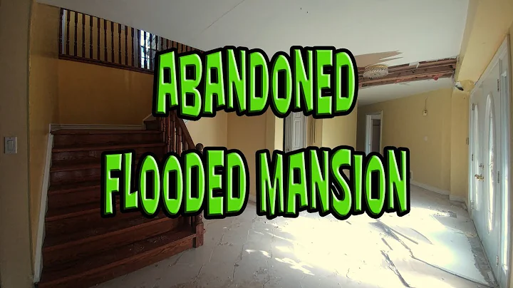 DARING EXPLORATION of a FLOODED ABANDONED MANSION - You Won't Believe What We Found Inside!"