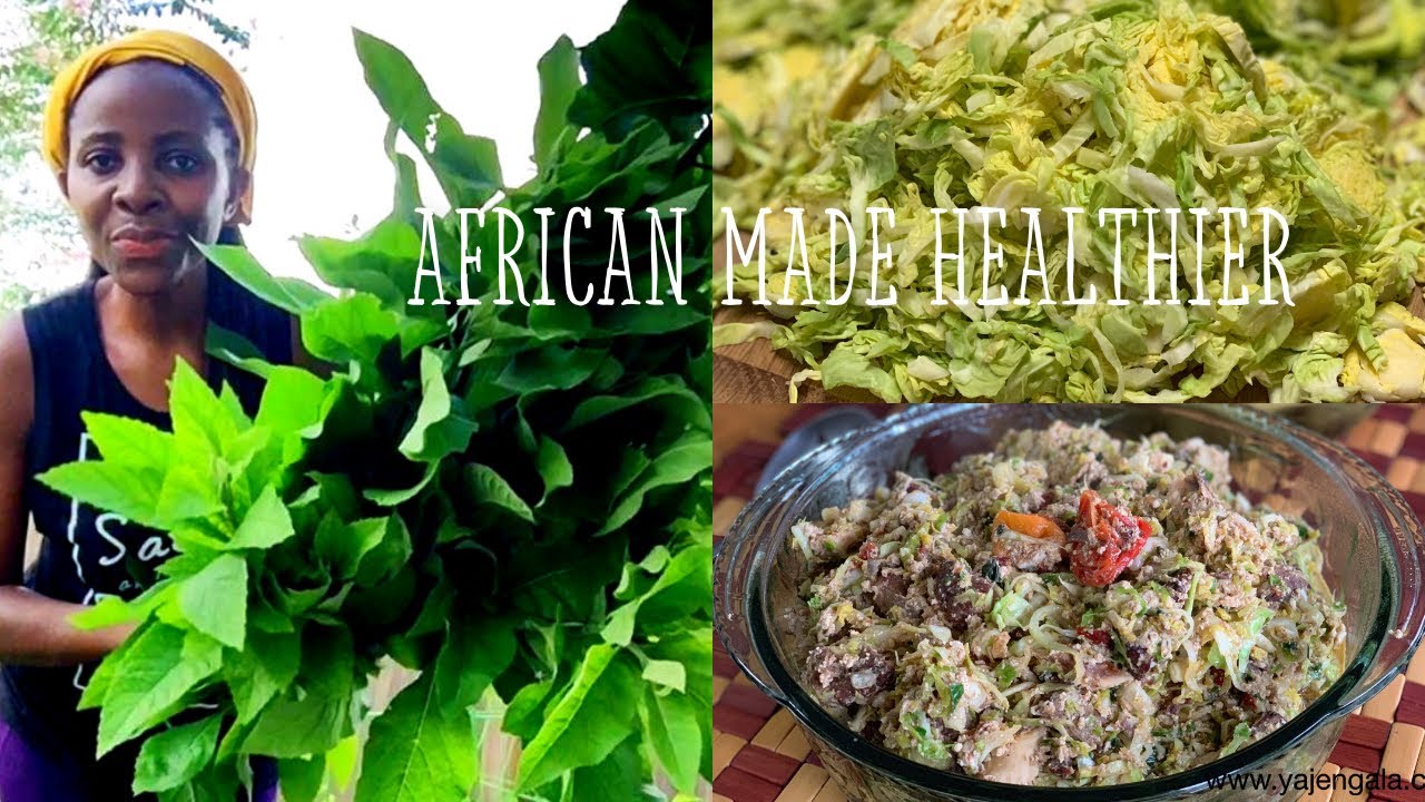 HOW TO PREPARE CABBAGE EGUSI (WITH BITTERLEAVES) SOUP (AFRICAN MADE
