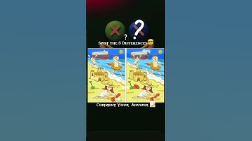 Spot the 5 Differences 🧠🤯 #shorts #puzzle #trending