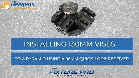 Installing 130MM Vises to a Pyramid Riser Using a 96MM Quick-Loc™ Receiver