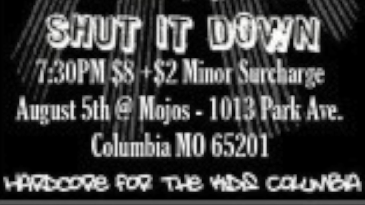 Shut it Down 'Shut it Down' (Columbia, MO Punk) YouTube