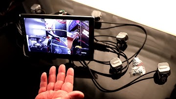 5-Channel 1080P Backup Camera Dash Cam with 9