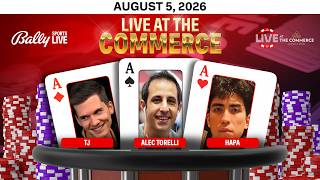 Alec Torelli Makes His Commerce Debut! $25/$50 Nl High Stakes Poker- Live At The Commerce