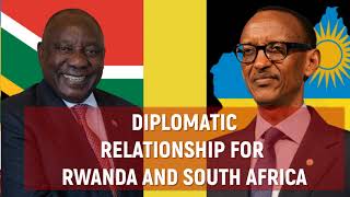 DIPLOMATIC RELATIONSHIP BETWEEN RWANDA NA SOUTH AFRICA|COMMEMORATING 30TH RWANDA GENOCIDE