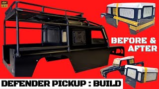 Rc Land Rover Defender D110 Pickup *Build & Custom Painted* Trx-4