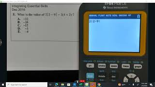 ACT Math Test Prep: Absolute Value (December 2016 Q5)