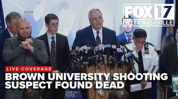 BREAKING NEWS Brown University Shooting Suspect Found Dead: Press Conference
