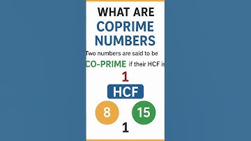 What Does “Coprime” Mean? #coprime #coprimenumbers #numbertheory #gcd #hcf #relativelyprime