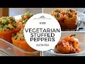 Healthy VEGETARIAN STUFFED PEPPERS - Vegan | Gluten-Free