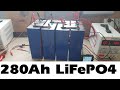 DIY Cheap 12V 280Ah LiFePO4 test