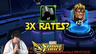 3x Drop Rates For ORBS - Sabretooth - Marvel Strike Force