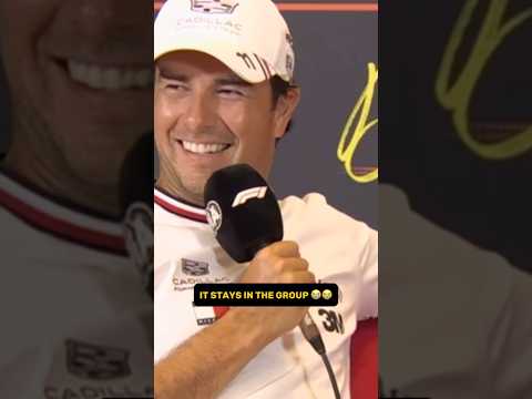 What Happens In The Group Stays In The Group 😂😂 #formula1 #checoperez