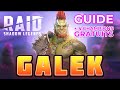 Galek 🔥 Guide du débutant RAID Shadow Legends : builds, équipement, maîtrises, artefacts 🔥 Code