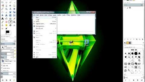 sims 3 custom makeup using gimp