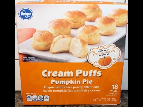 Kroger Pumpkin Pie Cream Puffs Review