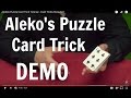 Aleko&#39;s Puzzle Card Trick - Card Tricks Revealed