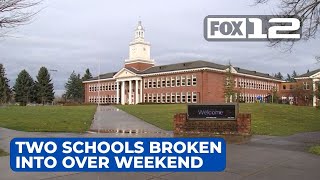 Two North Portland schools broken into over the weekend