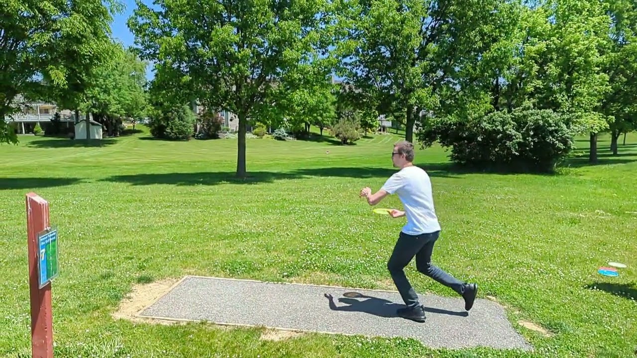 Slow Mo Forehand Drive Hanover Disc Golf Course (Bethlehem, PA) May