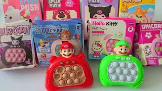 POP IT Remix Vol.2 Sonic, Minnie & Mickey Mouse, Mario, Hello Kitty & more!ASMR Unboxing Compilation screenshot 4