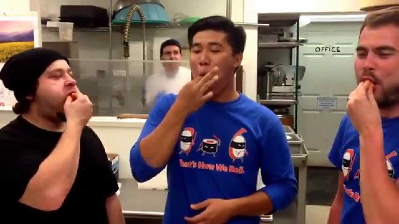 Irashiai Sushi Pub - cheese ball challenge