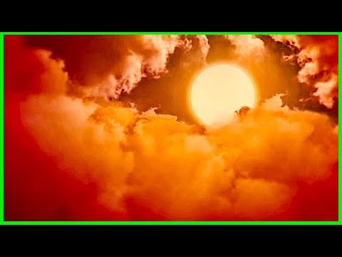 Background Loop 💕 Sunset / Sunrise cloud travel sky animated background video , sun nature