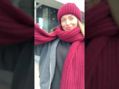 Жіночий комплект Мрія шапка + шарф, видео 1